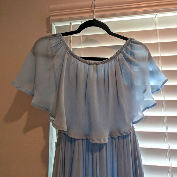 Baby Blue Maxi Dress - Picture 3 of 4